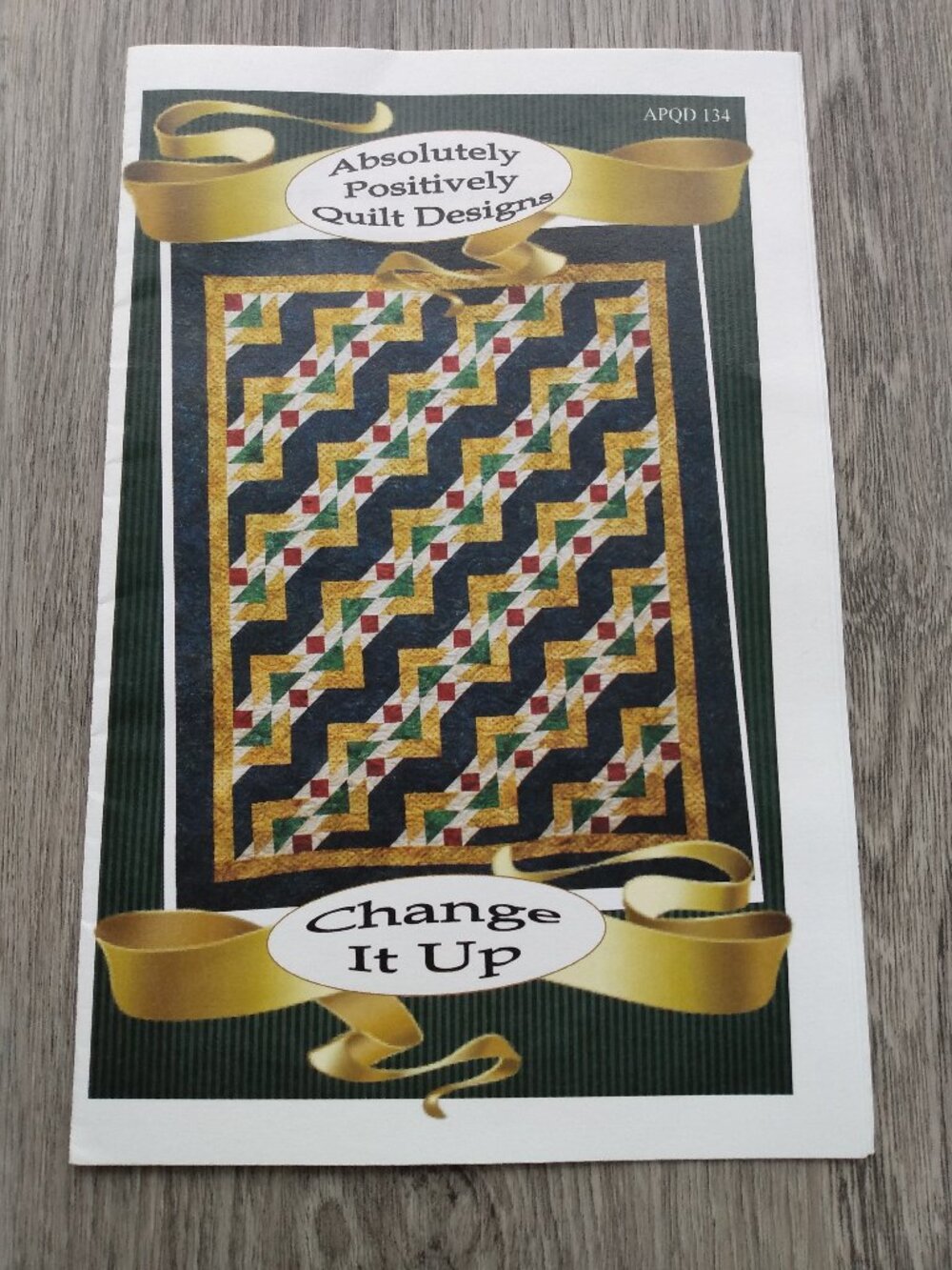 Diagonal Triangle Quilt Sewing Pattern Pieced Blocks Quilting "Change It Up"
